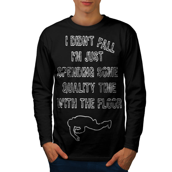 Quality Time Fall Mens Long Sleeve T-Shirt