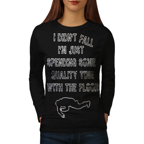 Quality Time Fall Womens Long Sleeve T-Shirt