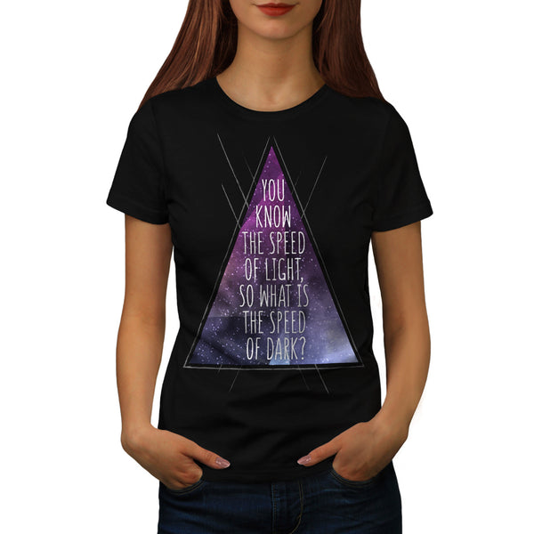 Light And Dark Speed Womens T-Shirt