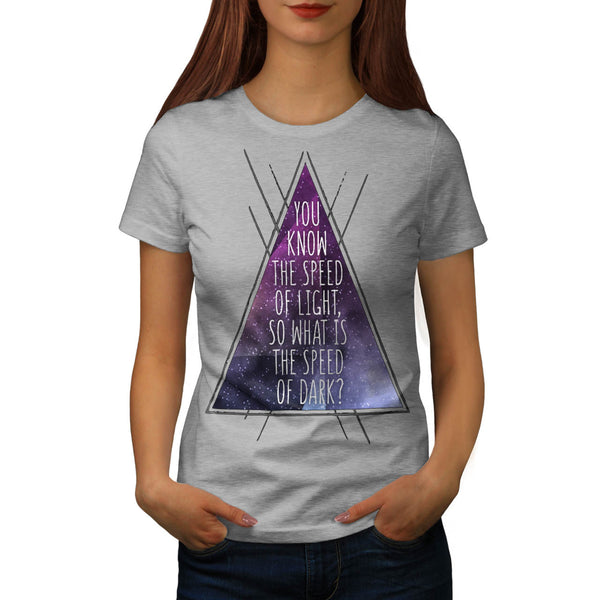 Light And Dark Speed Womens T-Shirt