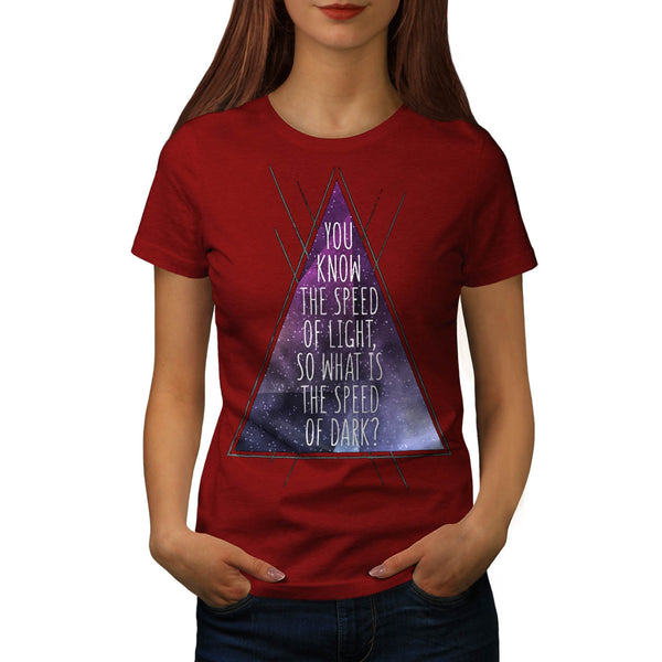 Light And Dark Speed Womens T-Shirt