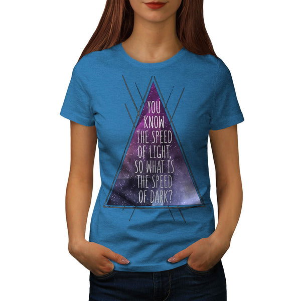 Light And Dark Speed Womens T-Shirt