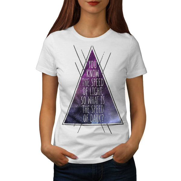 Light And Dark Speed Womens T-Shirt