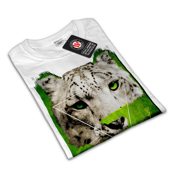 Green Leopard Stalk Mens T-Shirt