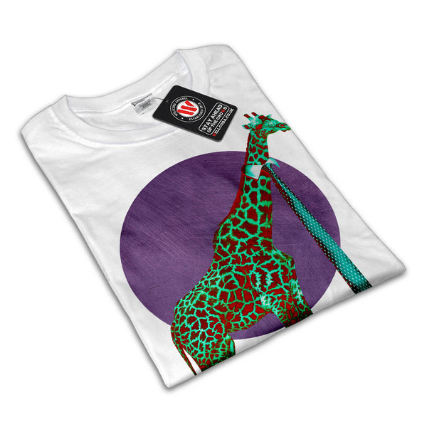 Tall Giraffe Necktie Mens T-Shirt