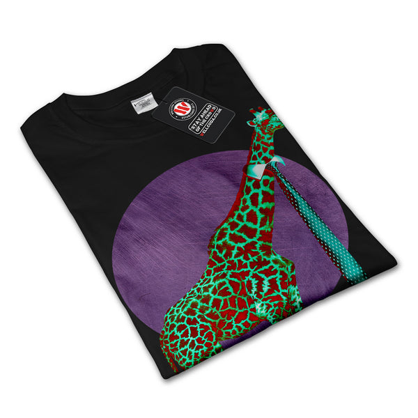 Tall Giraffe Necktie Mens Long Sleeve T-Shirt