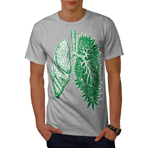 Funny Grass Lung Mens T-Shirt