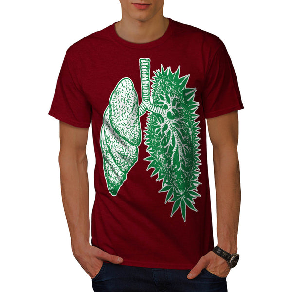 Funny Grass Lung Mens T-Shirt