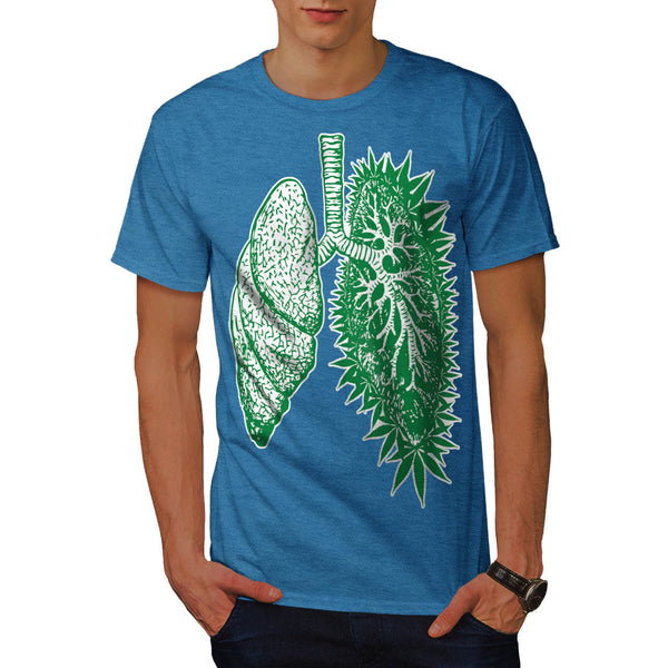 Funny Grass Lung Mens T-Shirt