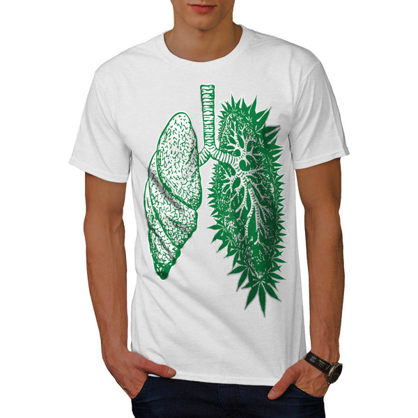 Funny Grass Lung Mens T-Shirt