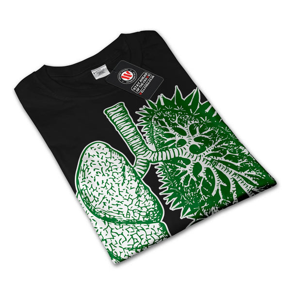 Funny Grass Lung Womens Long Sleeve T-Shirt