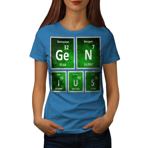 Genius Periodic Sign Womens T-Shirt