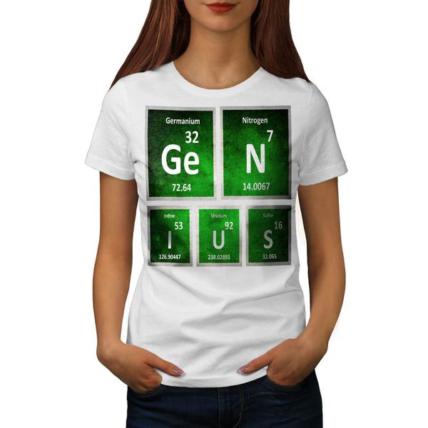 Genius Periodic Sign Womens T-Shirt