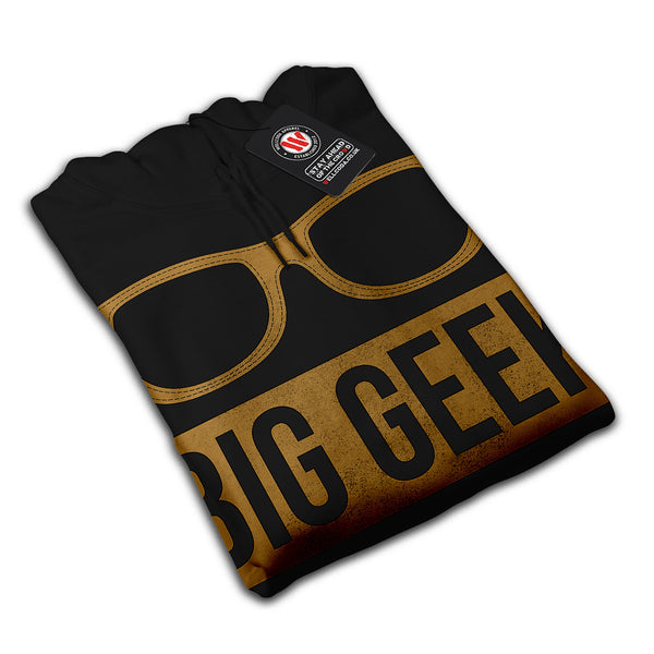 Big Geek Eye Glasses Mens Hoodie