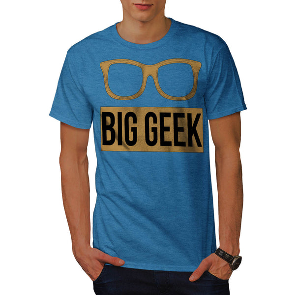 Big Geek Eye Glasses Mens T-Shirt