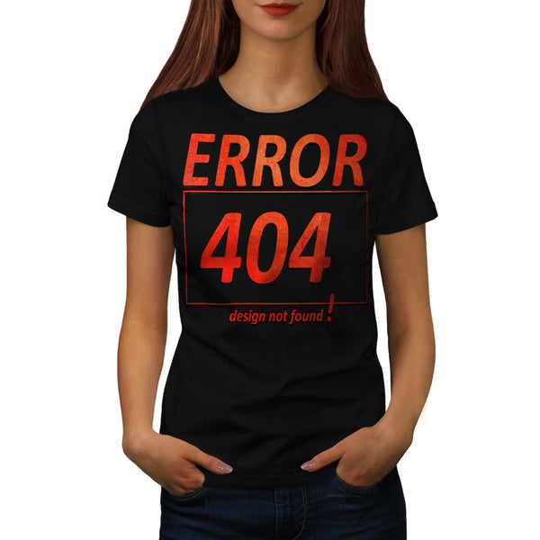 Red Error Message Womens T-Shirt