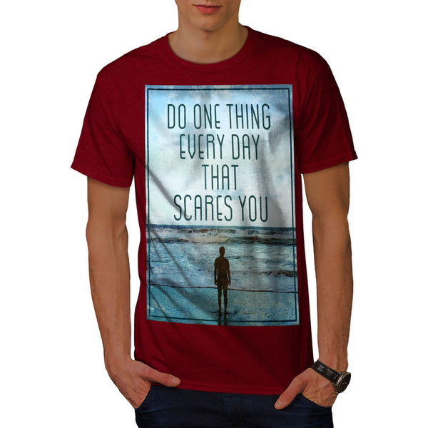 Do One Scary Thing Mens T-Shirt