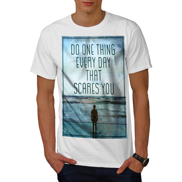 Do One Scary Thing Mens T-Shirt