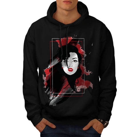 Beautiful Lady Style Mens Hoodie