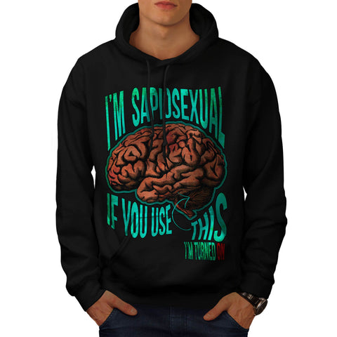 Intelligence Turn On Mens Hoodie