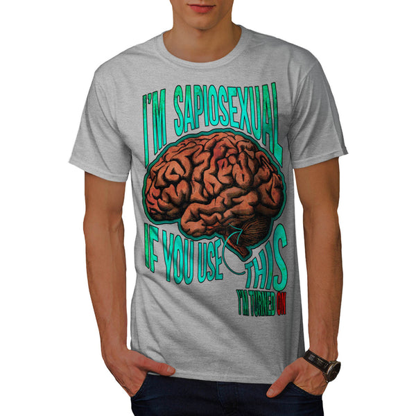 Intelligence Turn On Mens T-Shirt