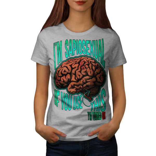 Intelligence Turn On Womens T-Shirt