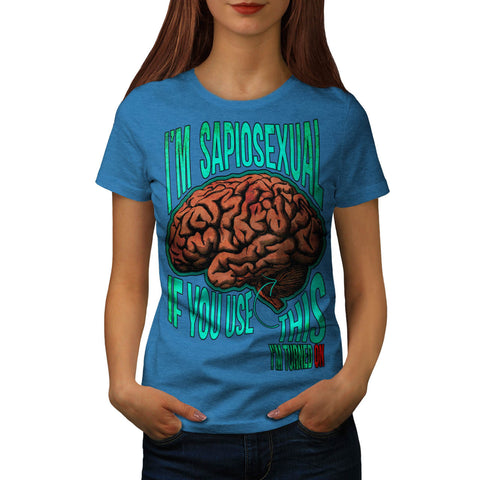 Intelligence Turn On Womens T-Shirt