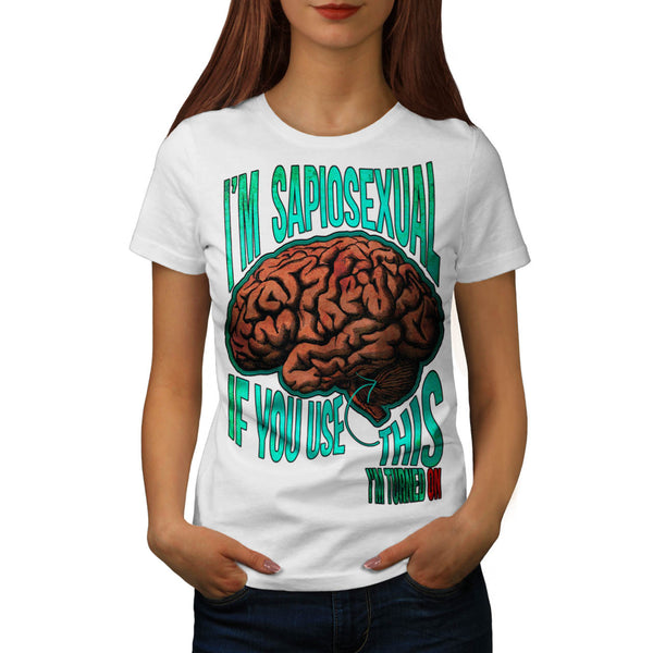 Intelligence Turn On Womens T-Shirt