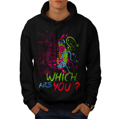 Which Brain Are You Mens Hoodie