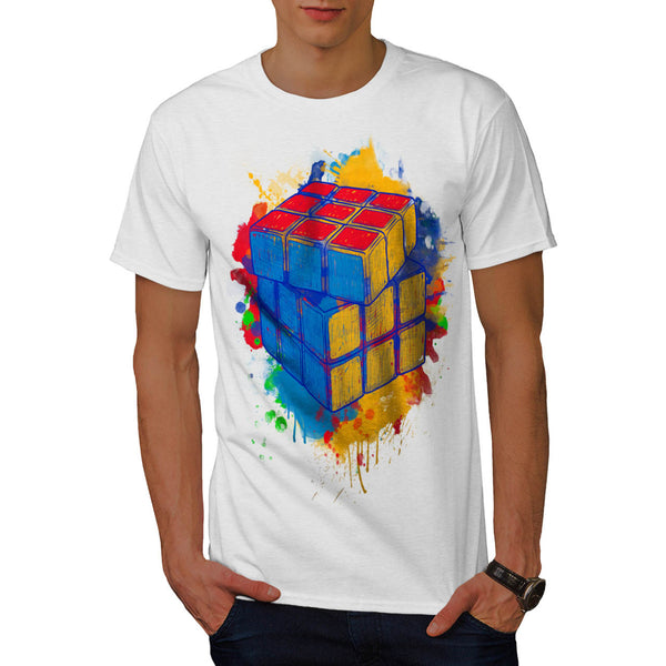 Cube Game Colour Twist Mens T-Shirt