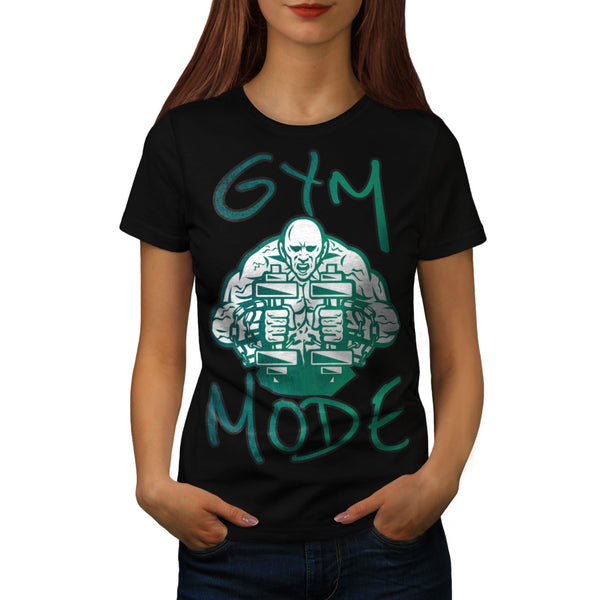 Green Muscle Monster Womens T-Shirt