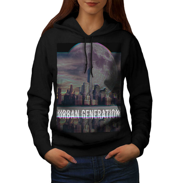 Urban Generation Sky Womens Hoodie
