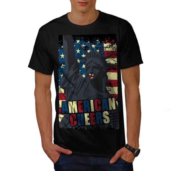 USA Liberty Cheer Mens T-Shirt