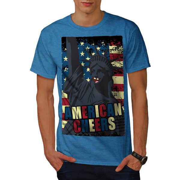 USA Liberty Cheer Mens T-Shirt