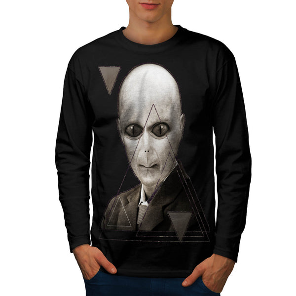 Formal Alien Spook Mens Long Sleeve T-Shirt