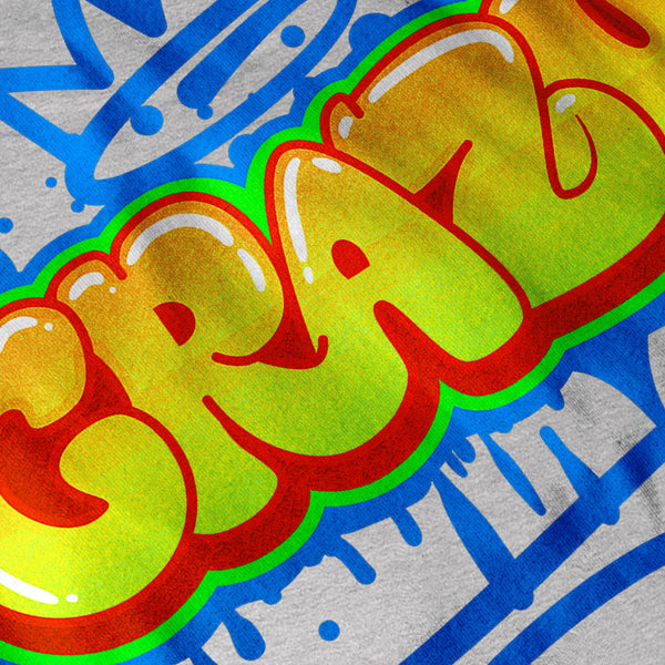 Crazy Graffiti Style Mens T-Shirt