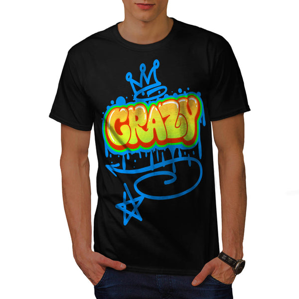 Crazy Graffiti Style Mens T-Shirt