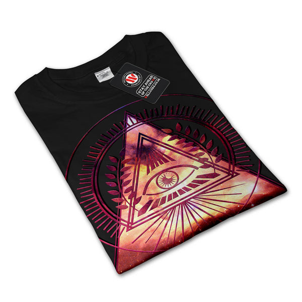 Illuminati Galaxy Womens Long Sleeve T-Shirt