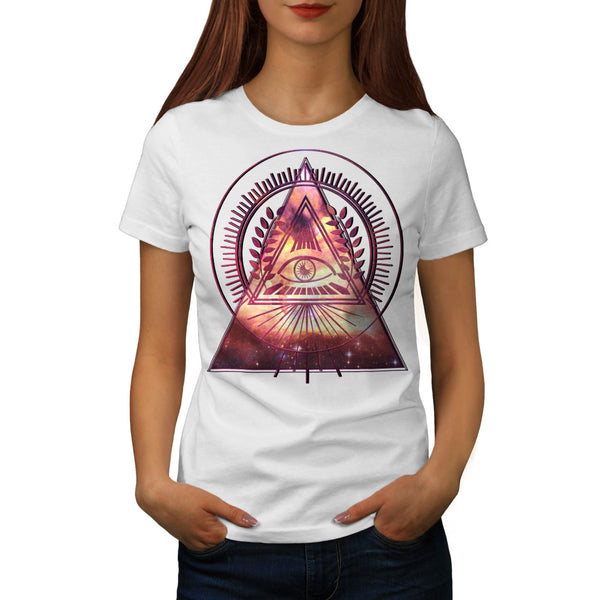 Illuminati Galaxy Womens T-Shirt