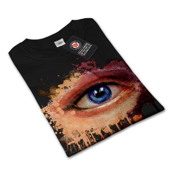 Mystic Eye Splatter Womens Long Sleeve T-Shirt