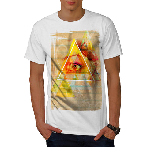 Illuminati Human Eye Mens T-Shirt