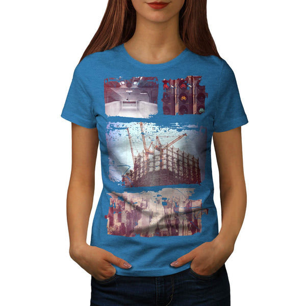 Urban Life Collage Womens T-Shirt