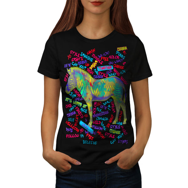 Inspirational Zebra Womens T-Shirt