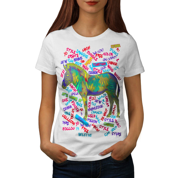 Inspirational Zebra Womens T-Shirt
