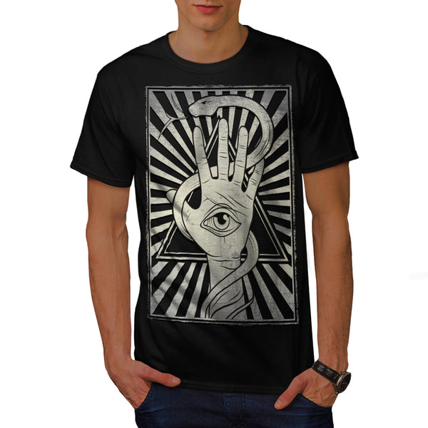 Illuminati Serpent Mens T-Shirt