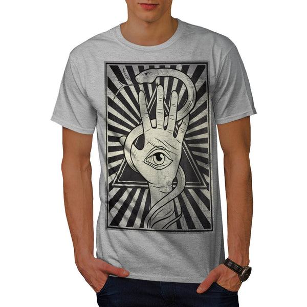 Illuminati Serpent Mens T-Shirt