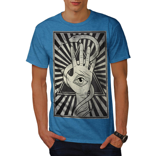 Illuminati Serpent Mens T-Shirt