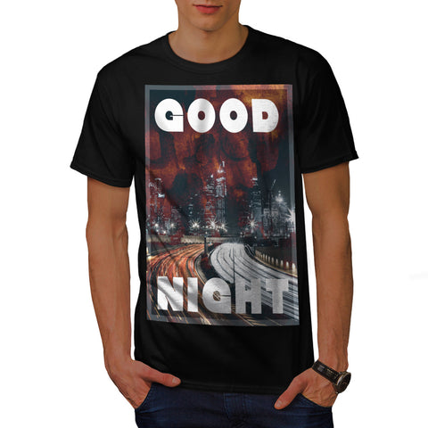 Good Night City Life Mens T-Shirt