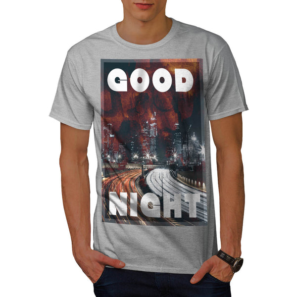 Good Night City Life Mens T-Shirt