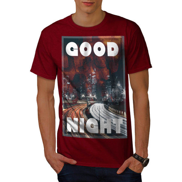 Good Night City Life Mens T-Shirt